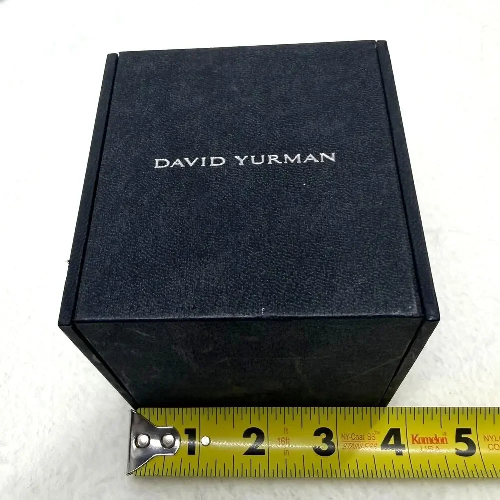 DAVID YURMAN‎ Black Empty Jewelry Ring/Bracelet Gift Display Box with Pillow